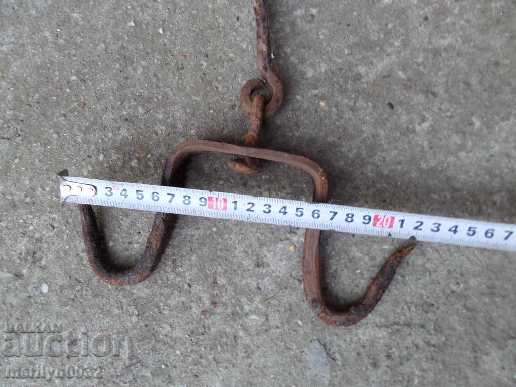 Forged buttock, hook, wrought iron - 5 Forged buttock, hook, wrought iron - 5