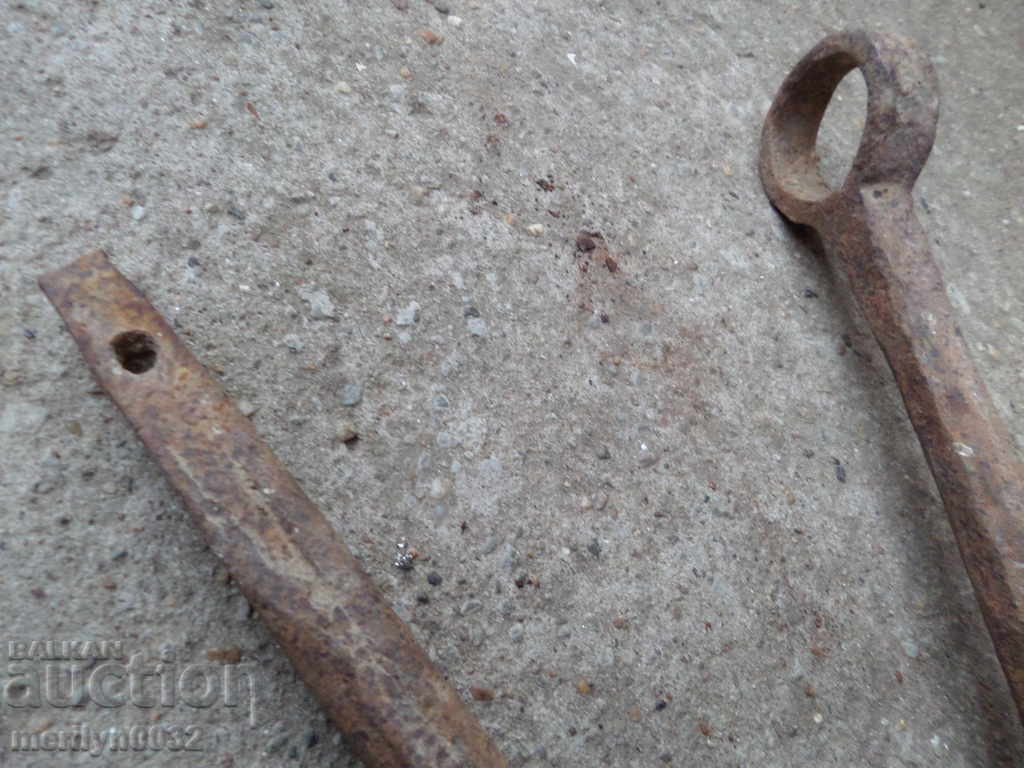 Old forged scissors tool sprockets wrought iron - 5 Old forged scissors tool sprockets wrought iron - 5