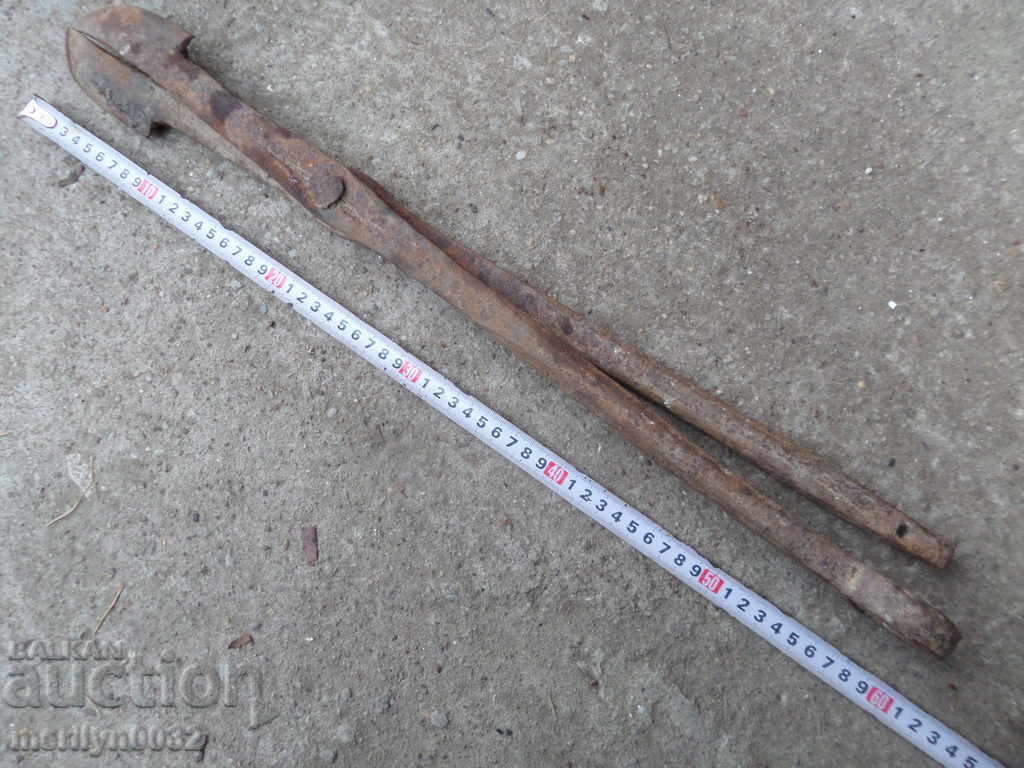 Old forged scissors tool sprockets wrought iron - 6 Old forged scissors tool sprockets wrought iron - 6