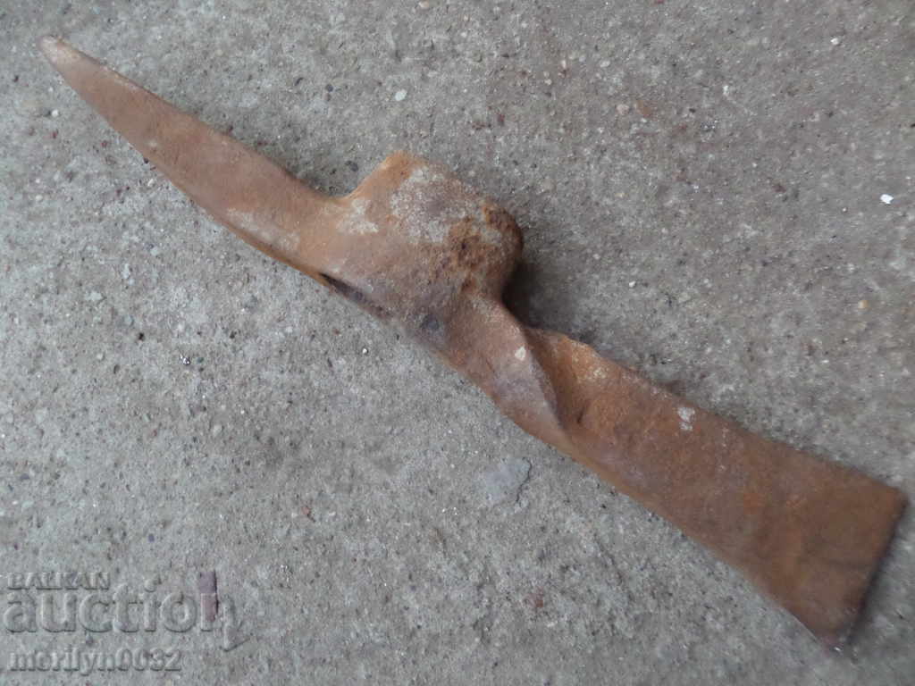 Old forged saw, wrought iron, instrument - 5 Old forged saw, wrought iron, instrument - 5