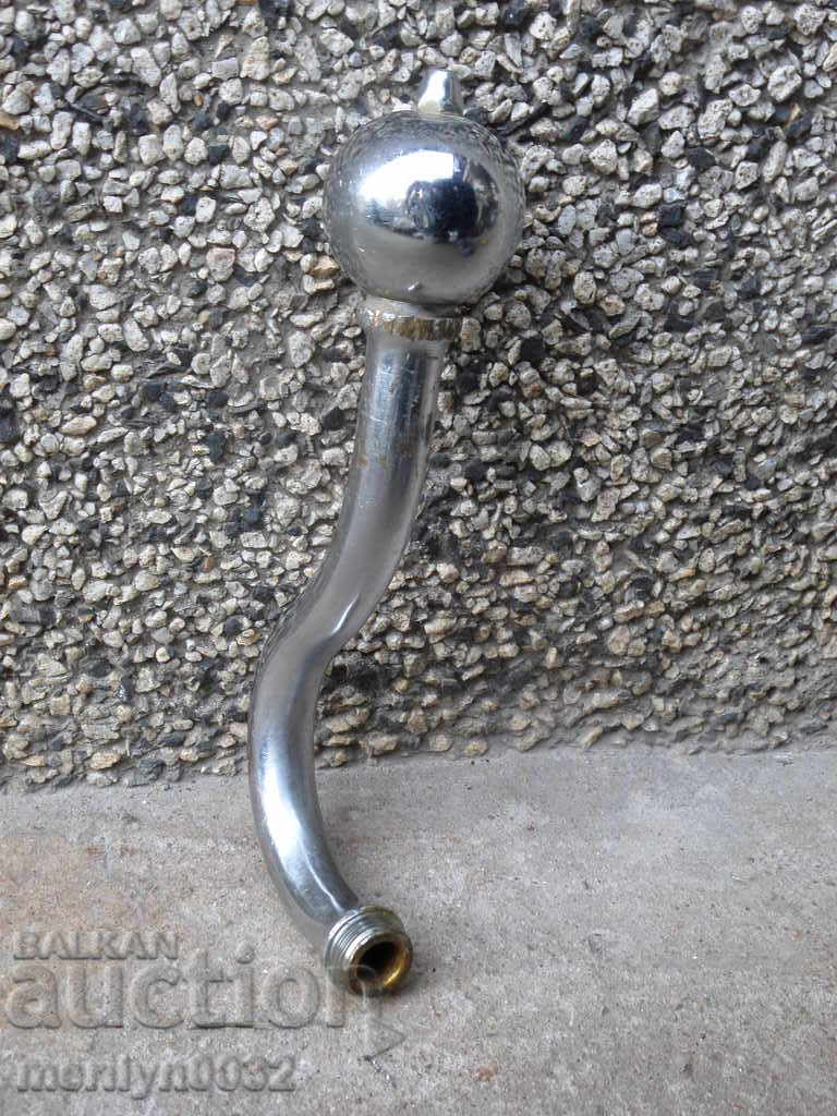 Old brass spout of urban fountain 60 years 20th century - 5 Old brass spout of urban fountain 60 years 20th century - 5