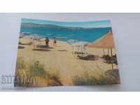 Пощенска картичка Приморско Плажът 1978
