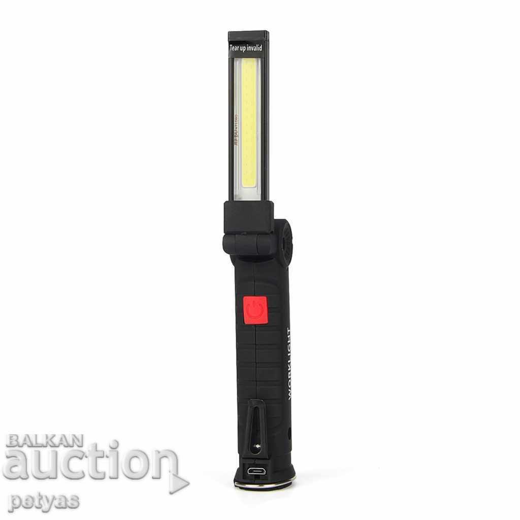 Auction Foldable rechargeable COB lamp 2 in 1 W51 Auction Foldable rechargeable COB lamp 2 in 1 W51