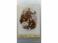Photo Photo Cardboard Brothers Chernevi Vratsa 1898 г.