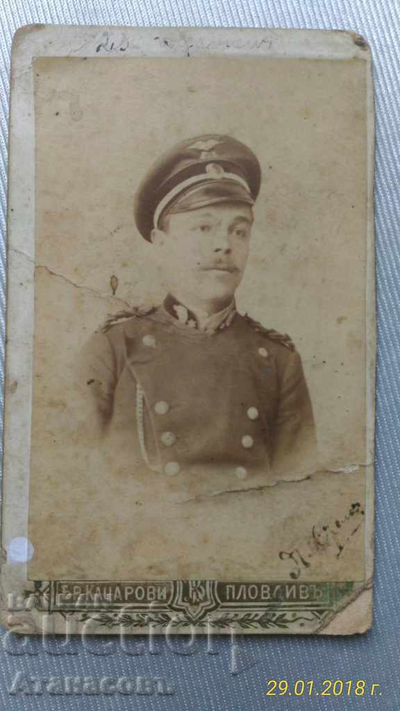 Photographer Photo card Pilot signature Katsarovi Plovdiv 1892