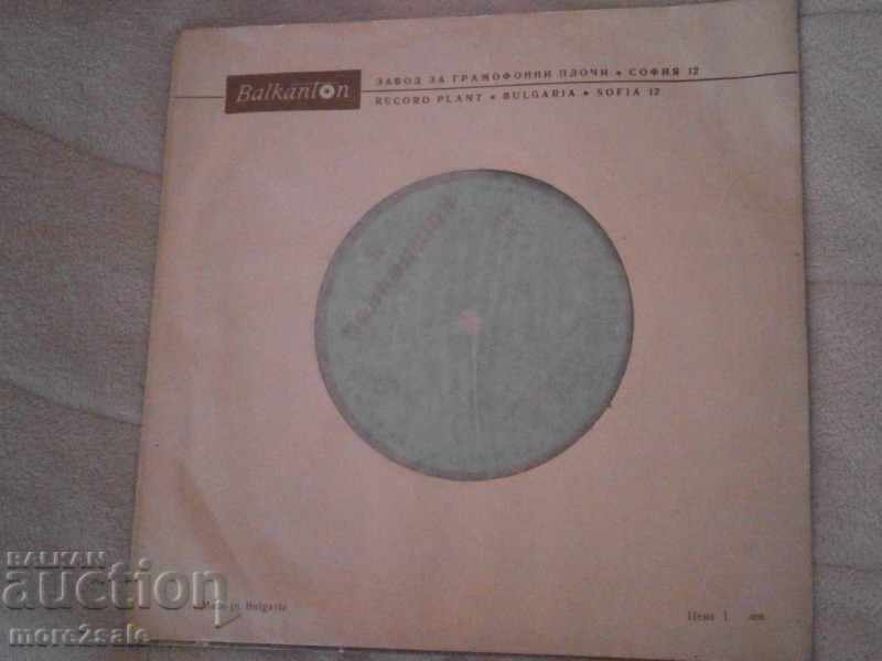 JEKY WELGE - small plate - BALKANTON - VTM 5769 with price 2.50 BGN | € 1.28