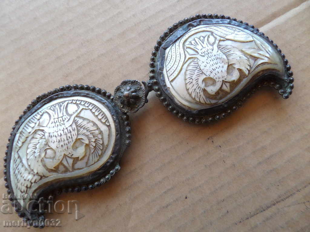 Renaissance silver Kotlen pafts with mother-of-pearl pafta silver - 5