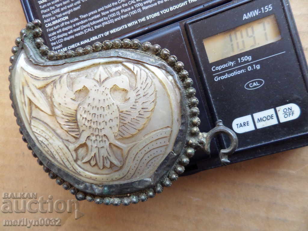 Renaissance silver Kotlen pafts with mother-of-pearl pafta silver - 6