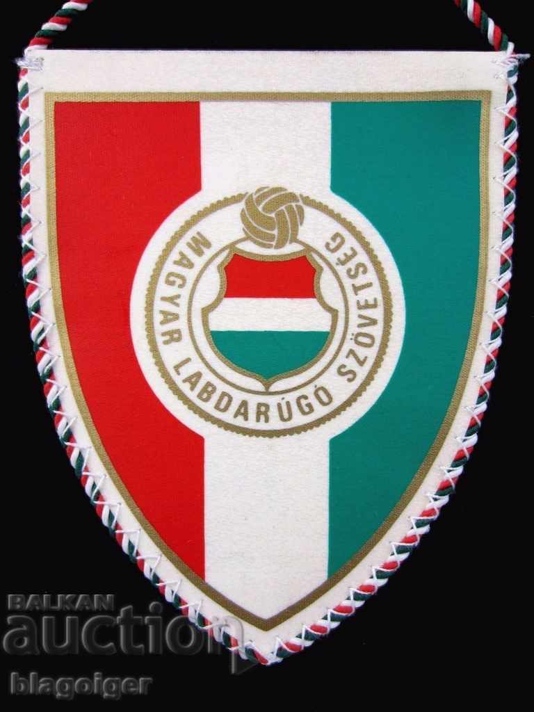 Delivery of FOOTBALL-OLD FOOTBALL FLAG-HUNGARY FOOTBALL FEDERATION Delivery of FOOTBALL-OLD FOOTBALL FLAG-HUNGARY FOOTBALL FEDERATION