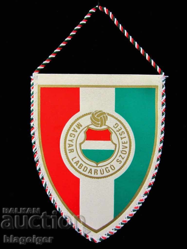 FOOTBALL-OLD FOOTBALL FLAG-HUNGARY FOOTBALL FEDERATION