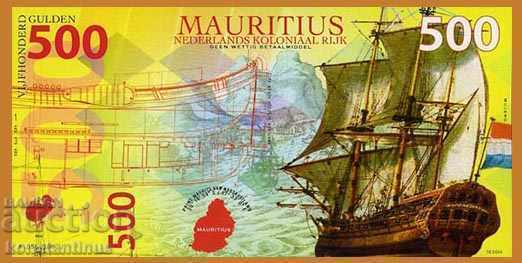 Dutch Mauritius 500 Guild 2016 Rare UNC