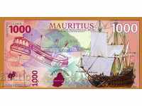 Dutch Mauritius 1000 Gulden 2016 Rare UNC