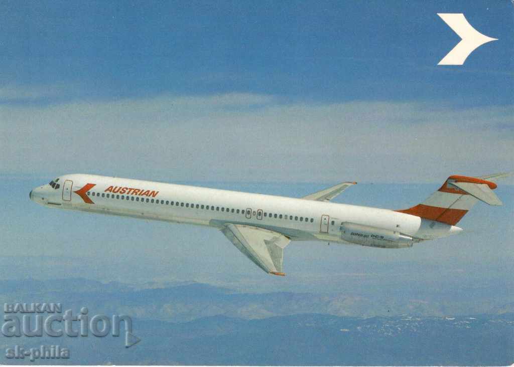 Carte poștală - Plane "DC-9"