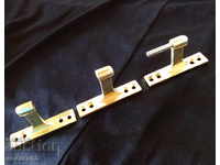 Brass hinges.