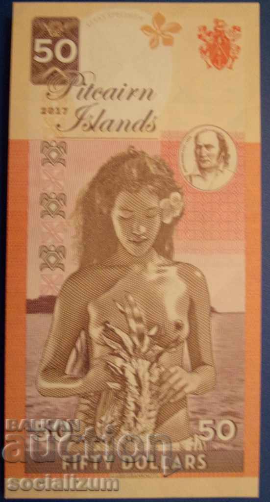 Δημοπρασία Νήσος Πίτκερν 50 δολαρίων το 2017 Σπάνιες UNC Δημοπρασία Νήσος Πίτκερν 50 δολαρίων το 2017 Σπάνιες UNC