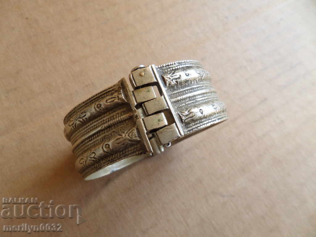 Αναγεννησιακό ασημένιο βραχιόλι σφεντόνα κοσμήματα από ασήμι