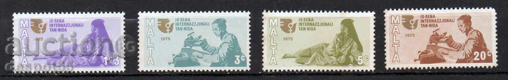 1975. Malta. Anul internațională a femeii.