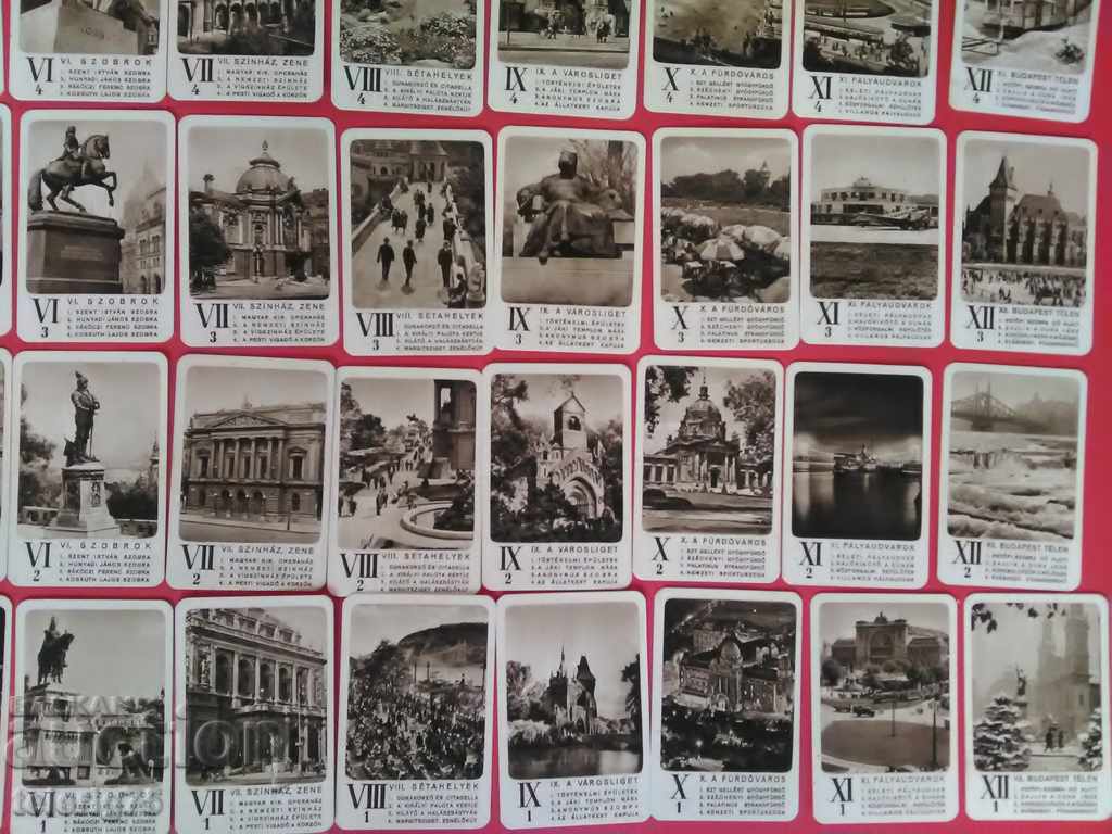 Auction Collecting Complete Set of Cards from Budapest-1945. Auction Collecting Complete Set of Cards from Budapest-1945.