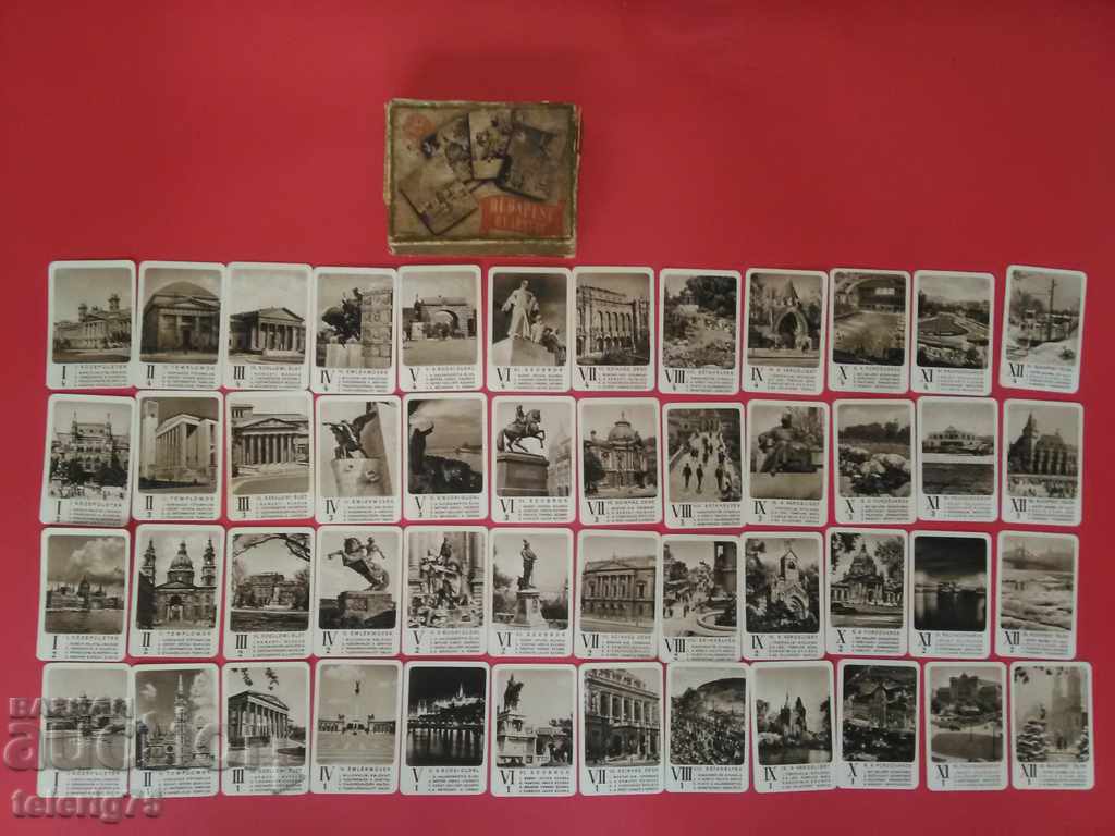 Collecting Complete Set of Cards from Budapest-1945.