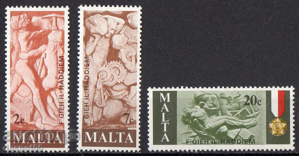 1977. Malta. Protecția lucrătorilor maltezi.