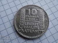 10 francs 1932 silver