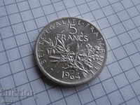 5 franc 1964 silver