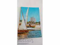 Postcard Sunny Beach Hotel Globus 1989