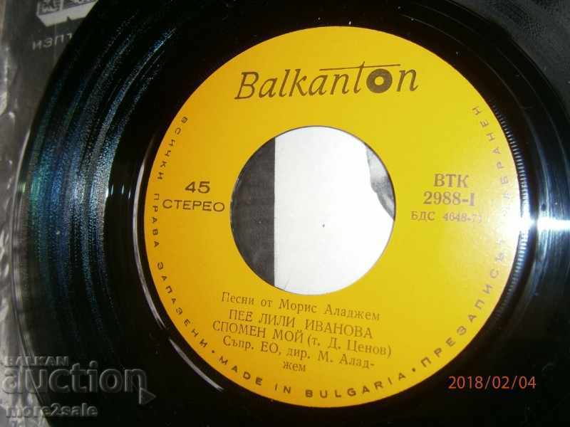 Delivery of Songs Morris Aladjem - PEE LILY IVANOVA BALKANTON - VTK 2988 Delivery of Songs Morris Aladjem - PEE LILY IVANOVA BALKANTON - VTK 2988