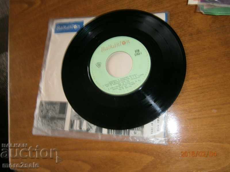 Auction DANCING AND DANCE MUSIC small plate - BALKANTON - VTM 6145 Auction DANCING AND DANCE MUSIC small plate - BALKANTON - VTM 6145