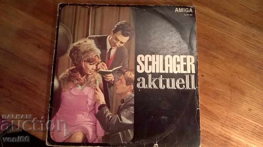 Грамофонна плоча - Schlager aktuel - DDR