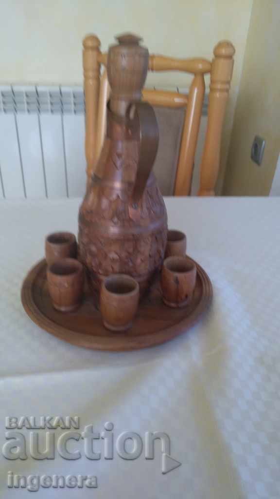 Woodcarving, bottle of glasses, gift, handmade, souvenir - 7 Woodcarving, bottle of glasses, gift, handmade, souvenir - 7