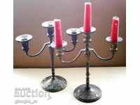 Bronze Candlesticks - 2 pcs.