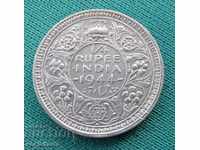 Британска Индия  ¼  Рупия  1944  Сребро  UNC