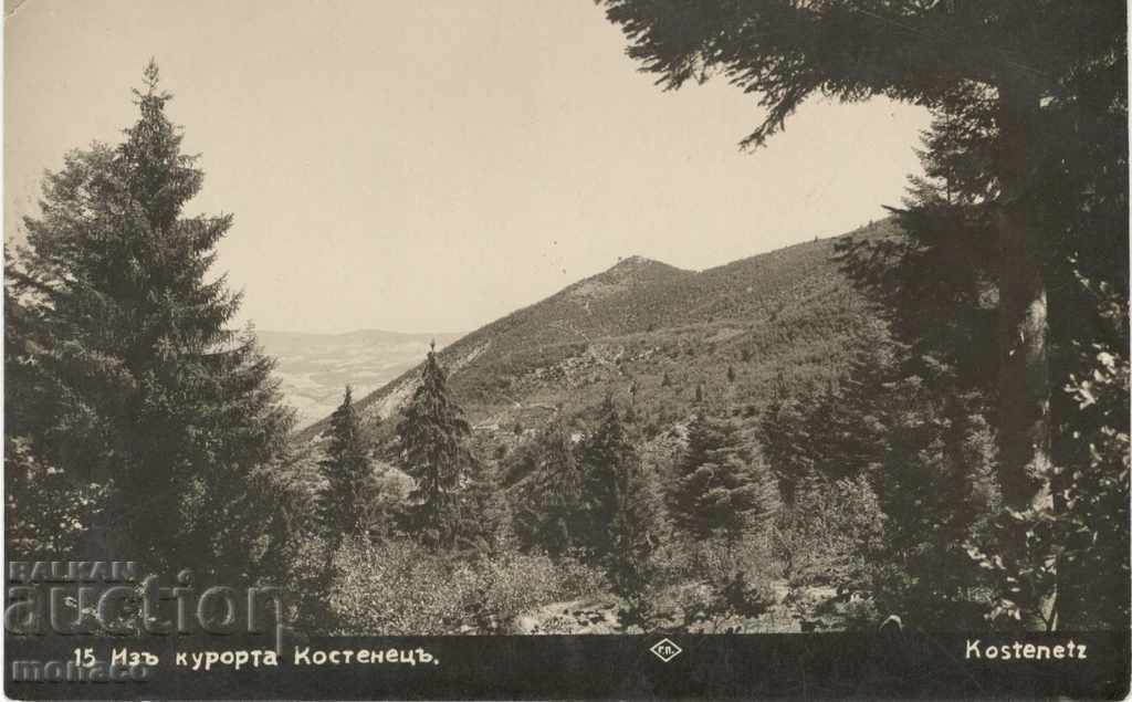 Antique Postcard - Kostenets Resort