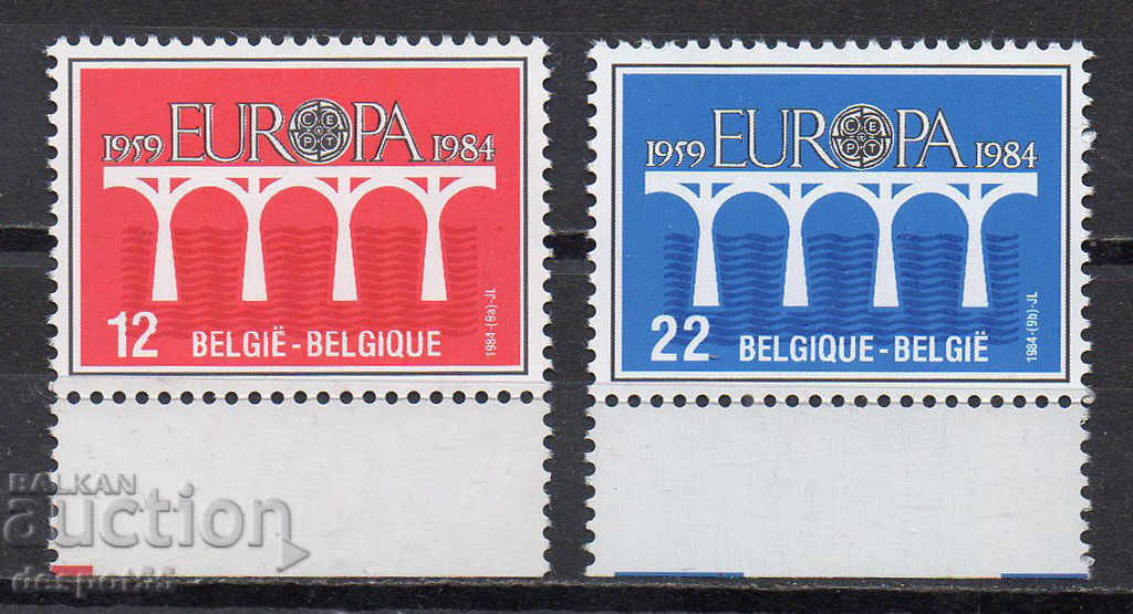 1984. Belgia. Europa - poduri.