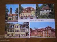 Κάρτα Weimar - VEYMAR - ΓΕΡΜΑΝΙΑ - Ταξίδια 1979