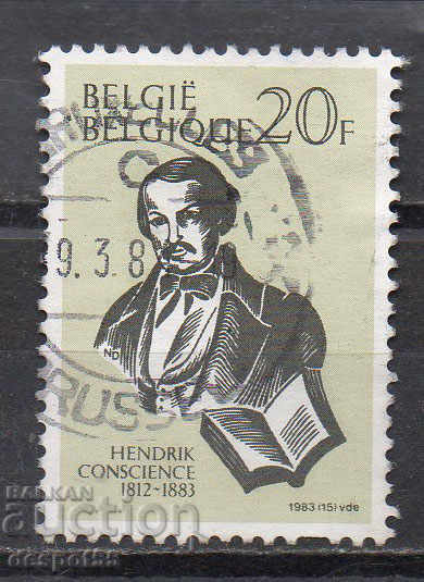 1983. Belgia. Hendrik Conscience, un scriitor belgian.