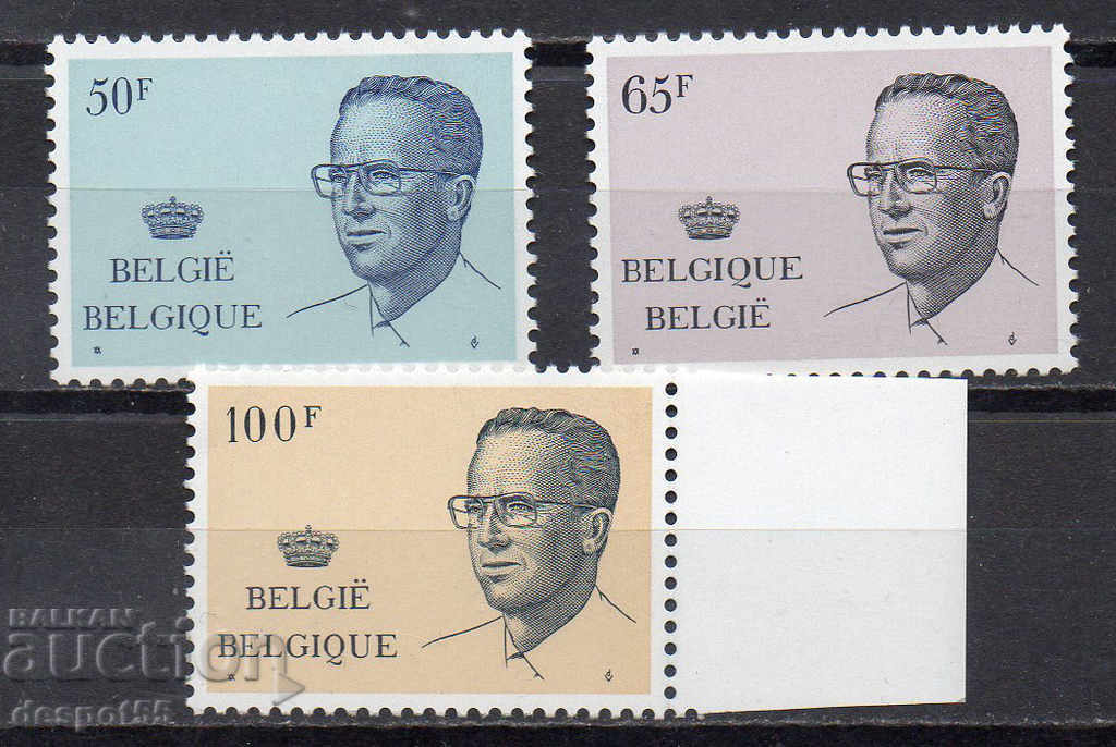 1981. Belgia. Regele Baudouin.
