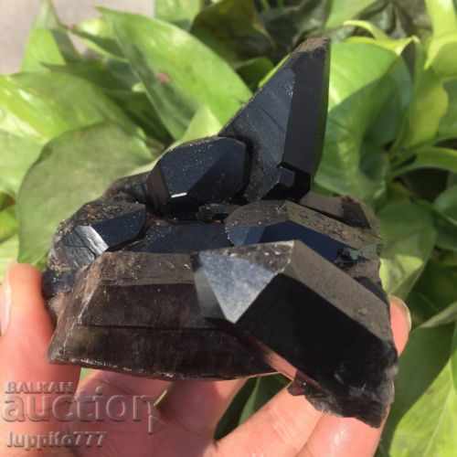 Delivery of natural black - smoky quartz druza Delivery of natural black - smoky quartz druza