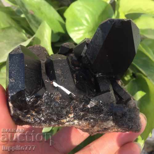 natural black - smoky quartz druza - 5 natural black - smoky quartz druza - 5