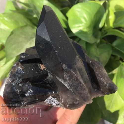 natural black - smoky quartz druza - 6 natural black - smoky quartz druza - 6