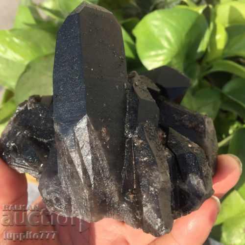 natural black - smoky quartz druza - 7 natural black - smoky quartz druza - 7