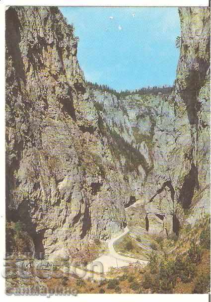 Καρτ ποστάλ Βουλγαρία Trigrad Σμόλιαν Rocks *