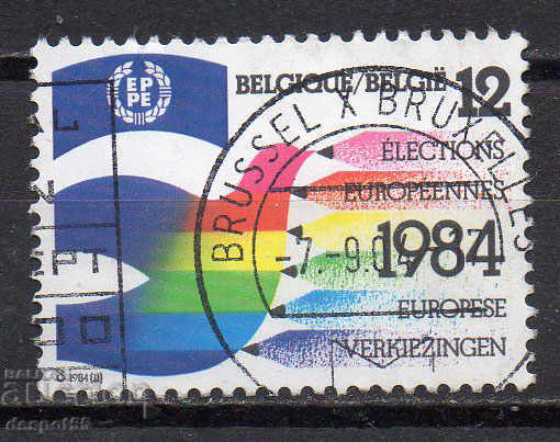 1984. Belgia. alegeri directe a doua pentru Parlamentul European.