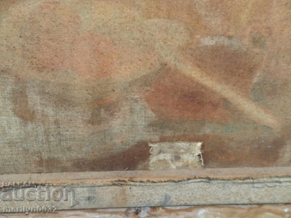 Picture in a frame still life mid 20th century painting 79/62cm - 7 Picture in a frame still life mid 20th century painting 79/62cm - 7