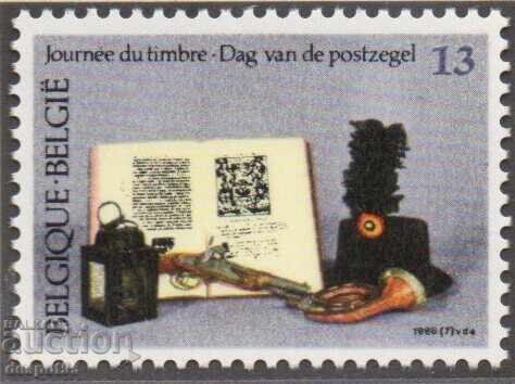 1986. Βέλγιο. Ημέρα σφραγίδα του ταχυδρομείου. 1986. Βέλγιο. Ημέρα σφραγίδα του ταχυδρομείου.