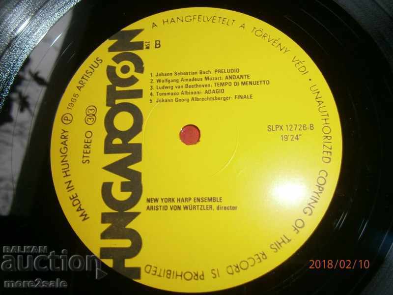 Delivery of NEW YORK HARP ENSEMBLE - HUGAROTON LARGE PLATE Delivery of NEW YORK HARP ENSEMBLE - HUGAROTON LARGE PLATE