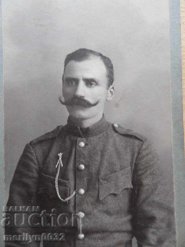 Снимка фотография на картон войник края на 19-ти век с цена 23.00 лв. | € 11.76 Снимка фотография на картон войник края на 19-ти век с цена 23.00 лв. | € 11.76