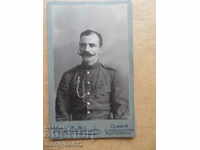 Photograph of cardboard soldier late 19th century