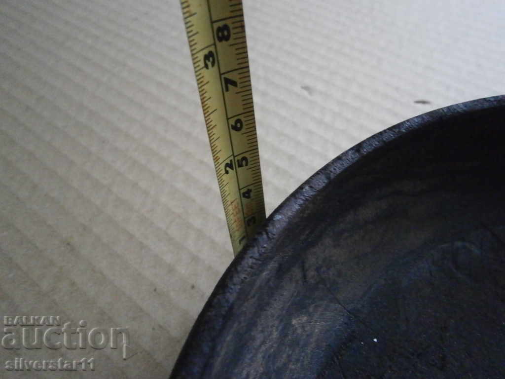 antique wooden bowl plate danry danry - 6